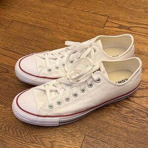 Converse White Canvas Sneakers